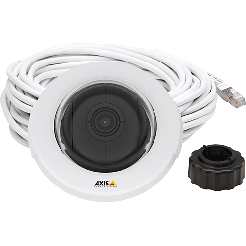  Caméras discrètes / Objectifs déportés Capteur dôme Axis F4005 113° câble 12m ext. IP66 0775-001